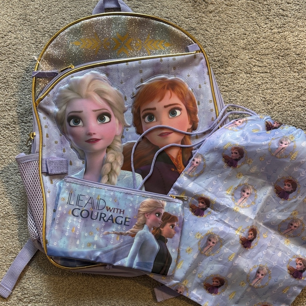 Frozen Backpack and Accessories Set